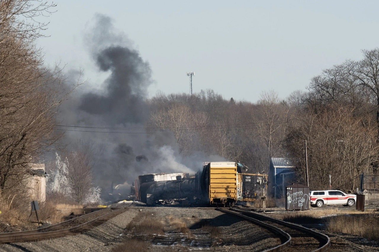 Plus de 40 000 animaux seraient morts après le déraillement d'un train en Ohio, aux États-Unis